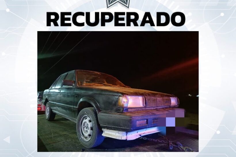 Policía de Huamantla recupera vehículo robado en San José Xicohténcatl