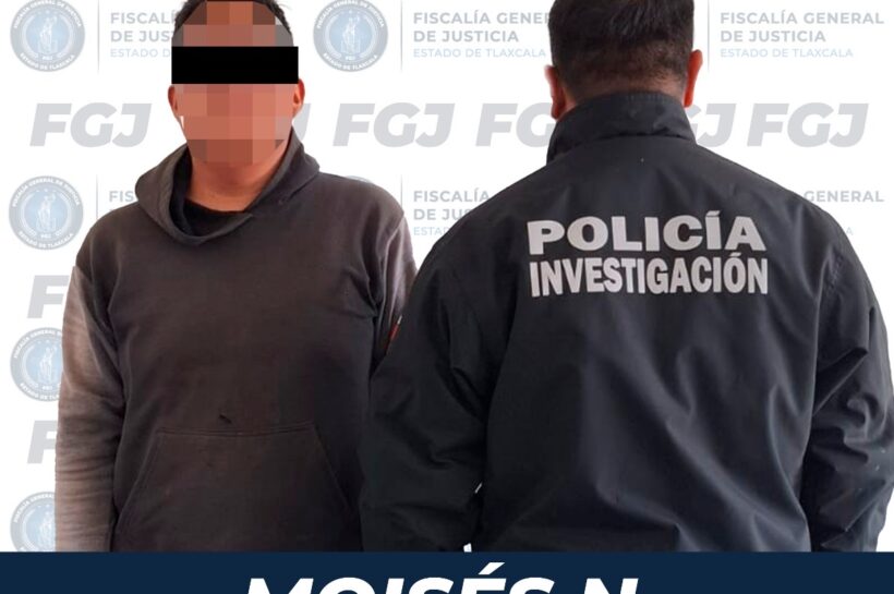 Aprehende FGJE a sujeto acusado de violación en agravio de su expareja en Zacatelco