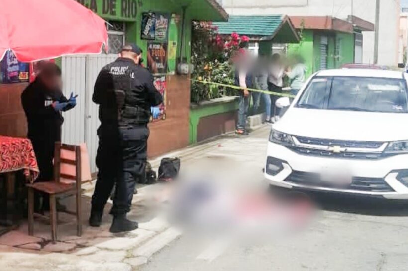 Muere trabajador al caer mientras colocaba anuncio en Huamantla; policía municipal y PC atendieron el accidente