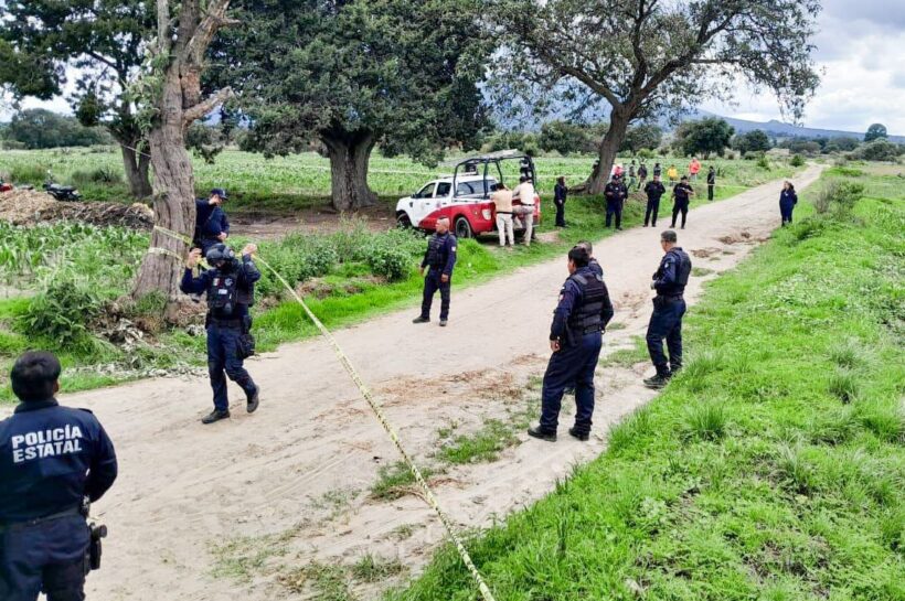 Aparecen restos óseos en Huamantla tras intensas lluvias; Policía resguarda zona en Ignacio Zaragoza