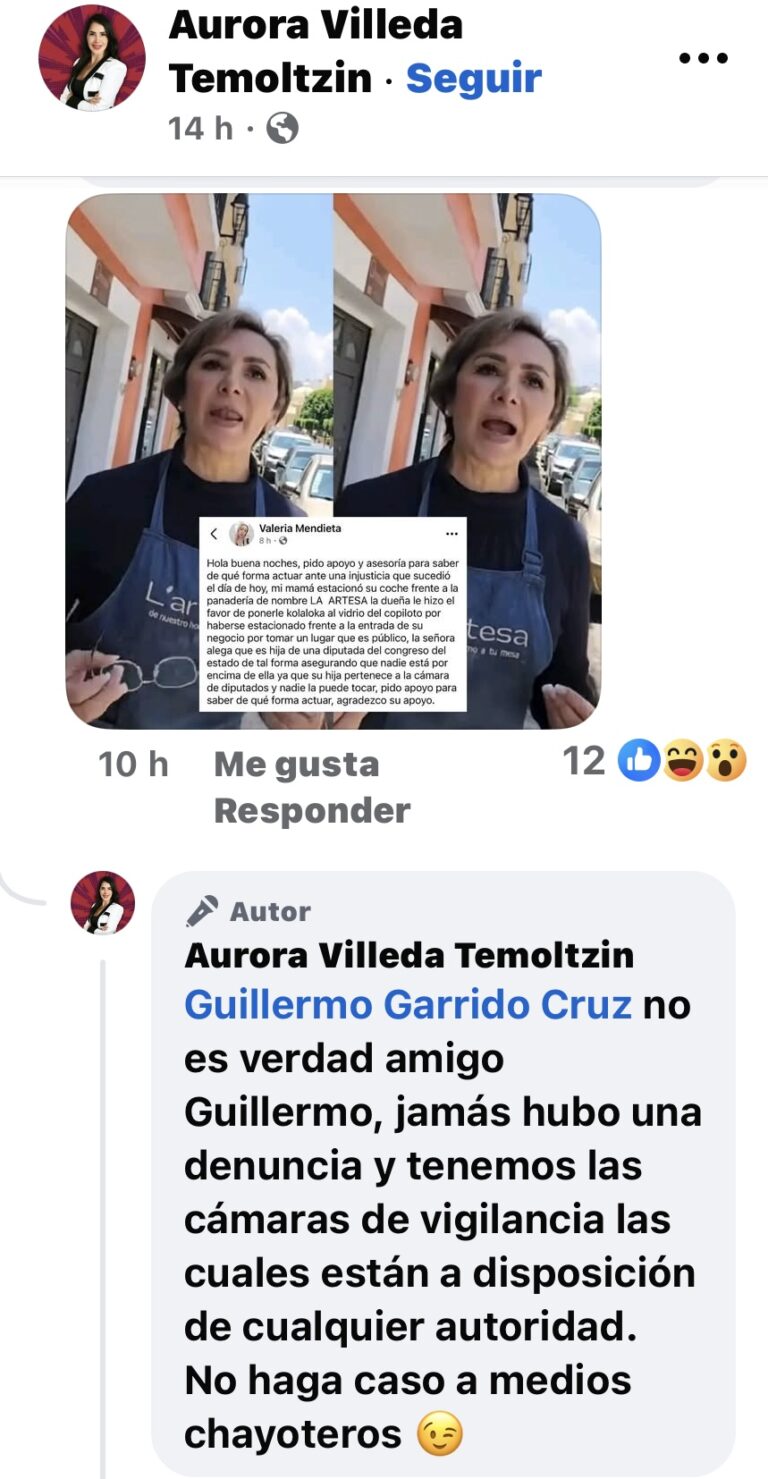 Aurora Villeda tilda de “chayoteros” a medios tras denuncias por agandalle de espacios públicos de su mamá