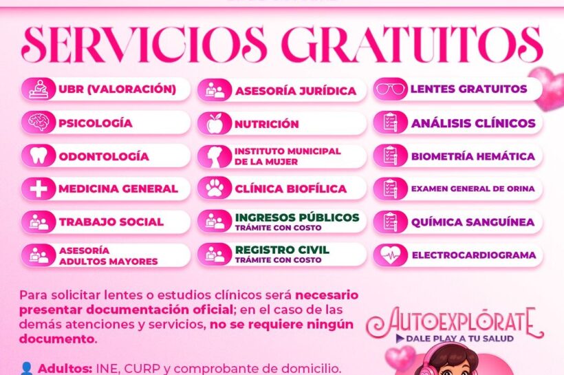 Gobierno de Huamantla invita a participar en la Caravana de la Salud en la comunidad de Lázaro Cárdenas
