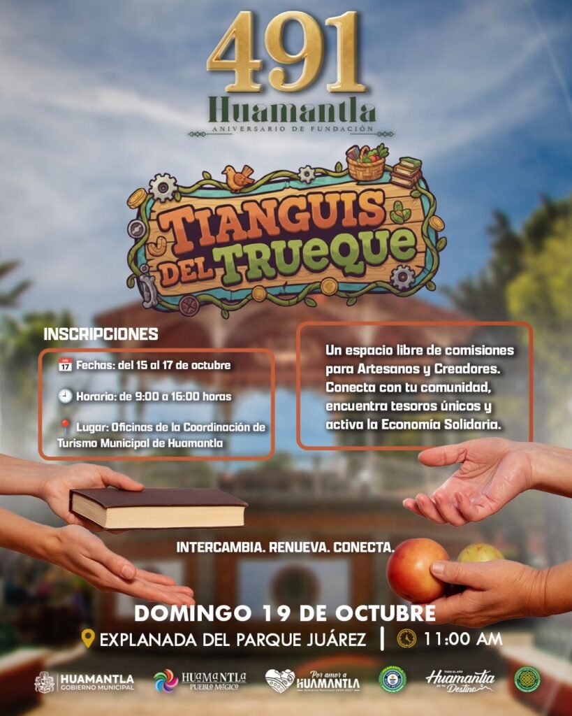 Huamantla revive el trueque: identidad, comunidad y economía solidaria en un solo espacio