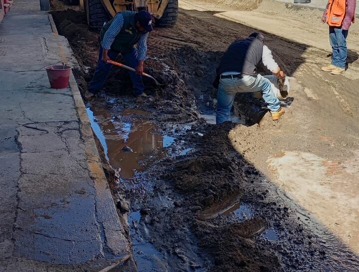 Capamh informa sobre trabajos de mantenimiento y mejora en la red hidráulica de Huamantla