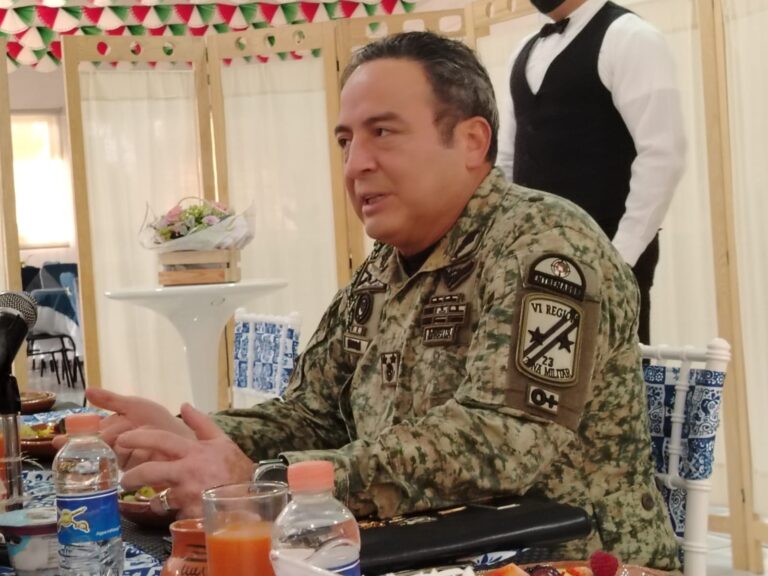 En Tlaxcala, el Ejército refuerza la coordinación interinstitucional para mantener la paz y la seguridad: General Vega